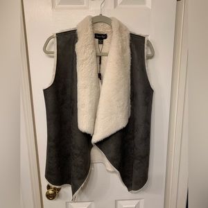 Brand new furry vest